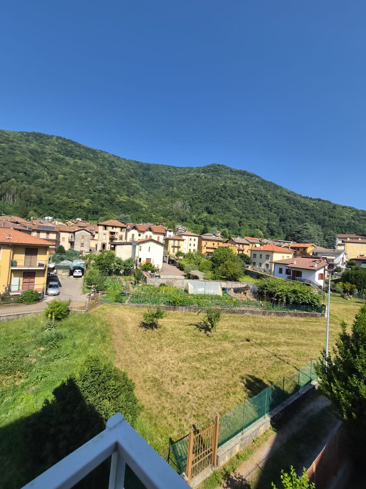 Scenic View of Valbrona and Mountains
